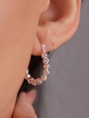 Minimalist Sterling Silver Hoops – Kate Spade Inspired Design